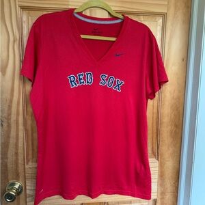 Nike Red Sox Dri-FIT V-Neck Tee XL